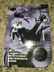 Jermaine Lewis 1998 Upperdeck Define The Game Die Cut 1327/1500 Ravens  - Picture 1 of 10