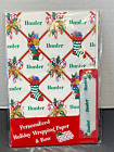 HUNTER Personalized Holiday Gift Wrap, Christmas Wrapping Paper with Pull Bow