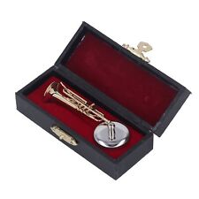 Miniature Trumpet Durable Brass Exquisite Design Vibes Trumpet Model Gift Eob