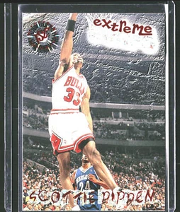 Scottie Pippen 1995-96 Stadium Club #104 Blue Foil Chicago Bulls - Picture 1 of 2