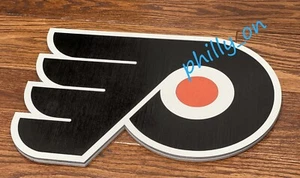 NHL Phila Flyers Team Logo Wood Sign 15" Wall Decor Handmade Laser Cut Out - Picture 1 of 3
