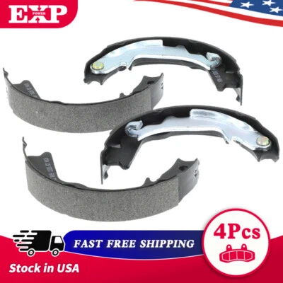 Rear Parking Brake Shoes For 2010-2013 Kia Soul 1999-2005 Hyundai Sonata - Image 1 of 4