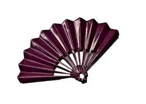 Vintage Metal Fan Pin - Purple - Picture 1 of 2