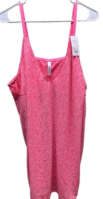 Sleep by Cacique sleepwear lingerie plus size 26-28 pink floral New! nightie - Image 1 of 4