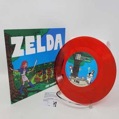 Zelda 45 by Rabbit Joint 7" Red Vinyl 45rpm Link Legend Of Not System of a Down - Image 1 of 4