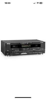 Pyle PT649D Dual Stereo Cassette Deck Player System Music & Audio Recording New! - Image 1 of 3