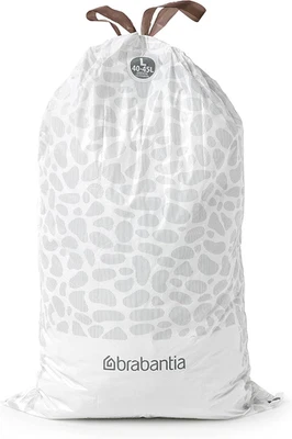 Brabantia 138645 Perfectfit Bin Liners (Size L/40-45 Litre) Thick Plastic Trash - Image 1 of 4