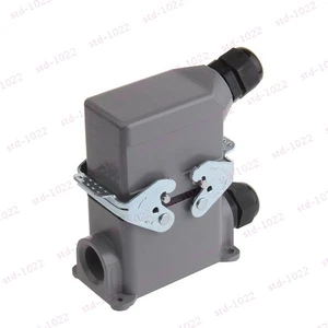 HDC-HE-010 HE-010M HE-010F 10-pin heavy duty connector side Double-lock 16A set - Picture 1 of 4