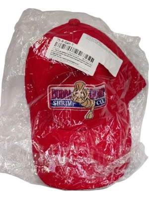 Bubba Gump Shrimp Co Red Baseball Cap Adjustable Unisex - Image 1 of 2