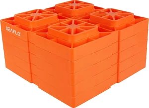 Heavy Duty RV Leveling Blocks for Single & Double Wheel Trailers - Picture 1 of 12