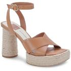 Chaussures espadrilles femme Dolce Vita cuir brun arlow 9,5 moyen (B,M) BHFO 6085