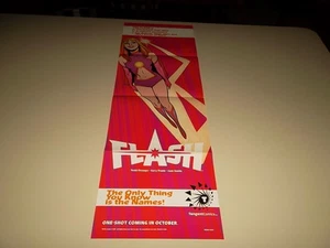 1997 Flash Tangent DC Comics Promo 34x11 Retailer Poster Promotional - Picture 1 of 6