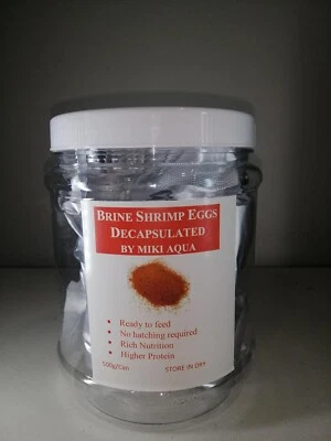 Decapsulated Artimia Shrimp Eggs Brine Ready to Feed Fish For Fry Baby Fish - image 1 of 4