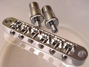 CHROM ROLLER TUNE O MATIC BRÜCKE FÜR GITARRE  - Bild 1 von 4