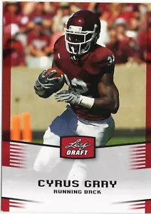 2012 Leaf Draft - Red #10 Cyrus Gray (RC) Texas A&M - Picture 1 of 2