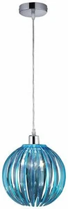 Lampada a sospensione lampada a sospensione lampada a sospensione Ø 30 cm LED possibile 1 x E27 lunghezza 150 cm - Foto 1 di 2