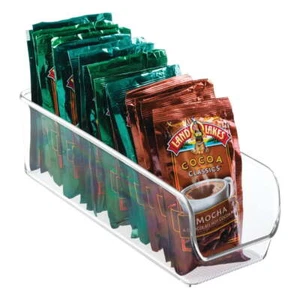 BPA-Free Plastic Open-Front Kitchen Organizer with Handles - Picture 1 of 8