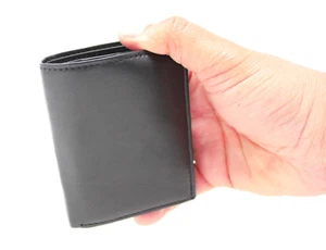 Men's Soft Smooth Real Leather RFID BLOCKING Wallet Credit Card Holder Purse #87 - Picture 1 of 8
