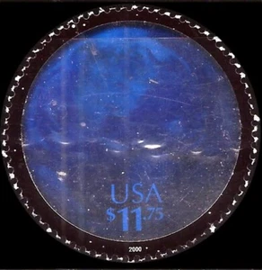 Estampilla de Estados Unidos 2000 $11,75 logro espacial holograma sello Scott #3412a - Imagen 1 de 1