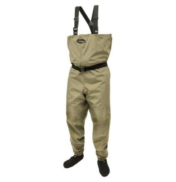 HotSrace Fishing Waders, Breathable Stocking Foot Waterproof Wader for Men  and Women, 3-Layer Nylon Lightweight Chest Waders for Fly Fishing & Duck  Hunting X-Large