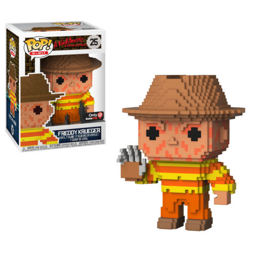 funko Pop A Nightmare On Elm Street Freddy Krueger 8-Bit Gamestop Excl