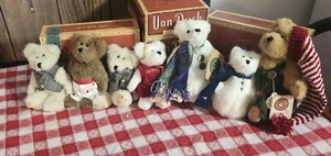 Lote de 7 coleccionables de inversión colección de archivos Boyds Bears - Imagen 1 de 15