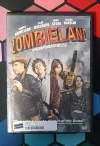 Zombieland 2009 ( DVD, 2010 ) Canadian Bilingual Woody Harrelson Emma Stone - Picture 1 of 3