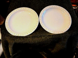 Homer Laughlin Plate Ironstone(2) Restaurant Ware Gold /Yellow Wheat Vintage - Picture 1 of 7