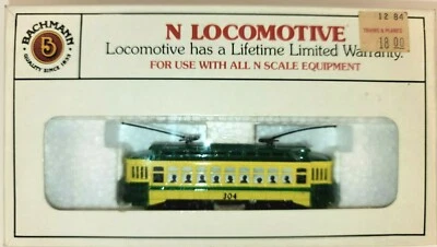 Locomotora Bachman N Philadelphia 304 Brill Trolley Circa 1984 Nuevo Antiguo Stock EE. UU. Foto 1 de 4