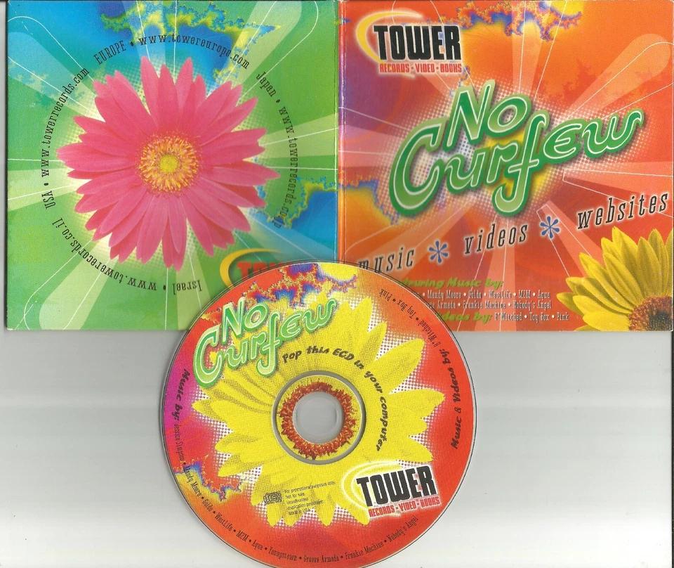 PROMO CD 3 VIDEO PINK Jessica Simpson MANDY MOORE Nobody’s Angel AQUA Westlife - Image 1 of 1