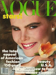 Vogue February 1982 NY Collections-Mariel Hemingway-Perry Ellis-Milan Kundera - Imagen 1 de 1