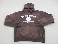 Fairleigh Dickinson Knights Sweater Adult Medium Brown Hoodie Sweatshirt Mens *