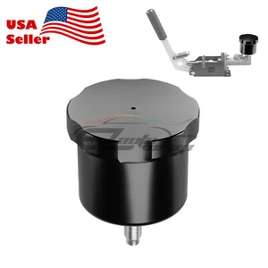 Tanque de aceite de freno de mano hidráulico de deriva negro CNC para carreras freno eléctrico - Imagen 1 de 8