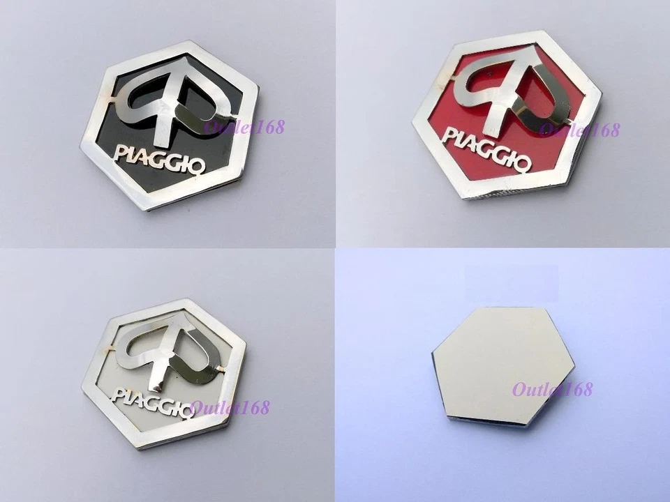 Piaggio Vespa Super 150 VNA VNB VBA VBB Front Emblem 4D Badge Logo Self Adhesive - Изображение 1 из 2