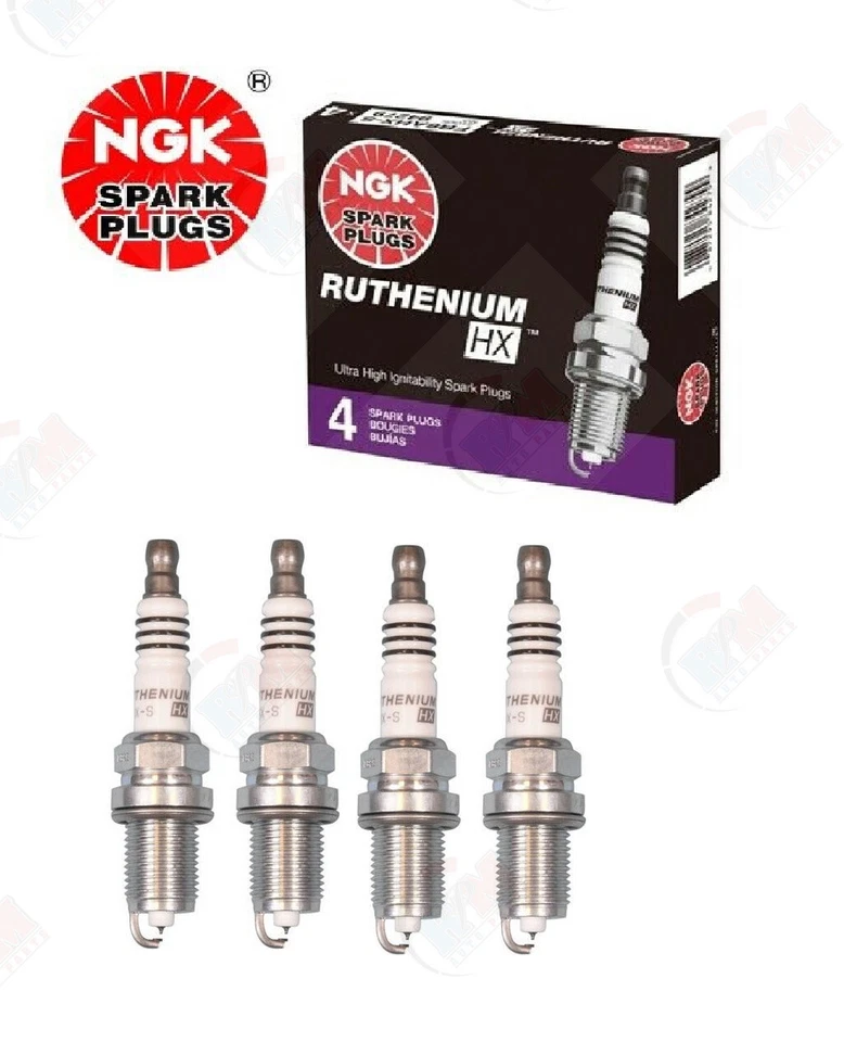 NGK RUTHENIUM HX Spark Plugs FR5BHX 96457 Set of 4 - Image 1 of 1