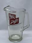 Vintage Schlitz Milwaukee Glass Beer Pitcher 2 Quarts