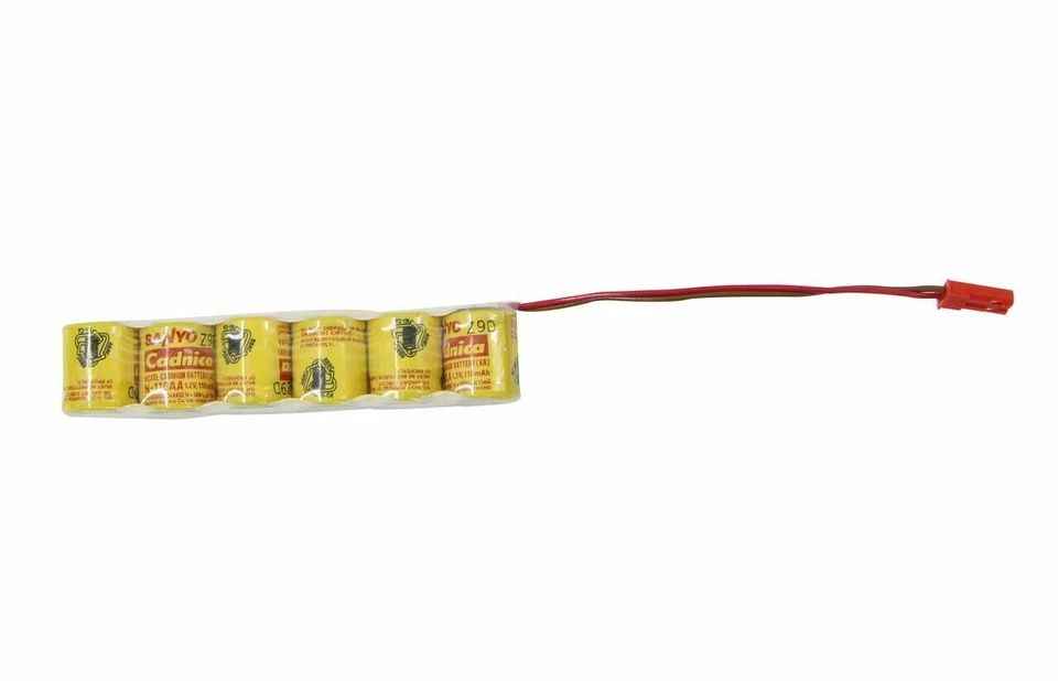 Akku NC 7,2V 110mAh JR 6x1/3AA quer.. - Bild 1 von 1