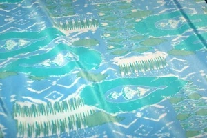 Tela COASTAL TRIBAL Crepe De China, sin transparencia, 150 cm de ancho - Imagen 1 de 4