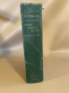 Vintage The Victorian Age Prose Poetry Drama Bower & Brooks Book - Picture 1 of 5