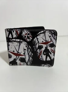 Cartera unisex Friday The 13th Jason Voorhees película de terror impresión total 2 - Imagen 1 de 3