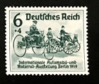 1939 Nazi Germany Berlin Car Exhibition Mint Stamp Early Type of Automobiles
