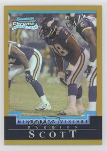 2004 Bowman Chrome Gold Refractor /50 Darrion Scott #178 Rookie RC