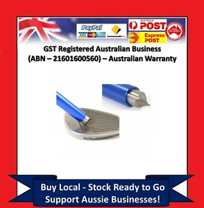 BLUE Golf Club Iron Wedge Groove Groover Sharpener Groove Cleaner Spin More CY - Foto 1 di 5