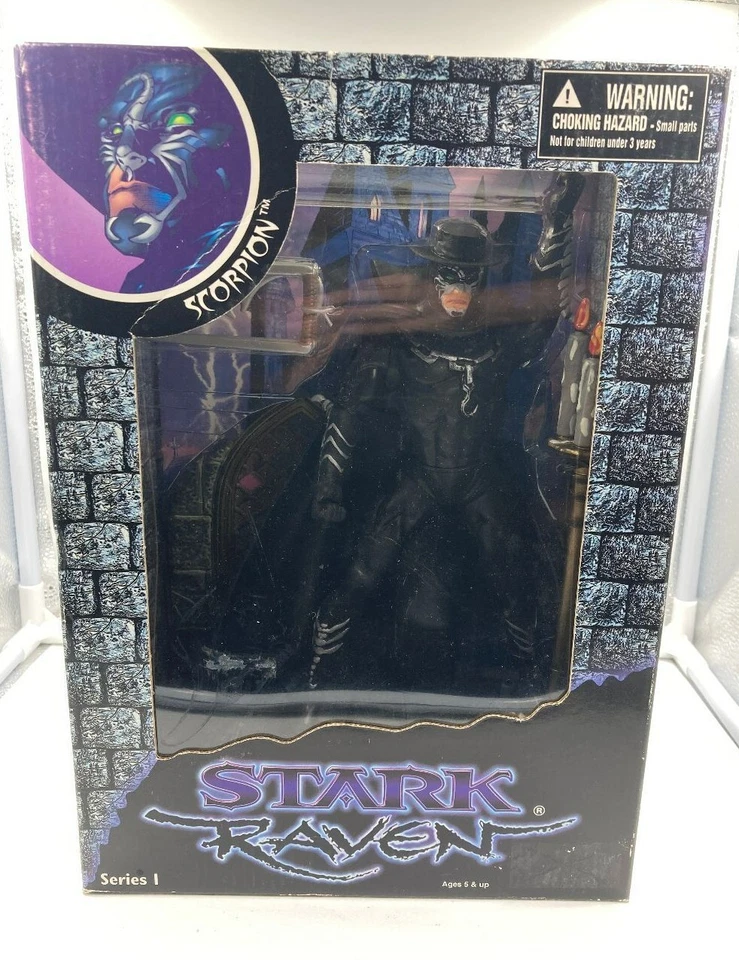 2000 Endless Horizons Stark Raven Series 1 Scorpion Action Figure 10" H MIB