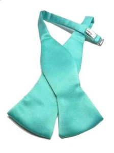 Papillon Von Tun Corbata Hombre a Butterfly Binding Verde Lima Made IN Italy - Imagen 1 de 2