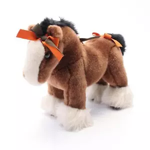 HERMES Elmy PPM peluche peluche gamuza acrílico marrón naranja usado mujeres - Imagen 1 de 6