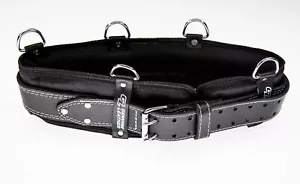 4" in Heavy Duty Leather Work Tool Belt with Extra Foam Padded Fits upto 54" - Picture 1 of 6