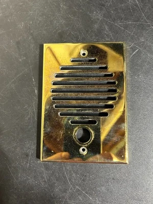 Solid Brass intercom cover used - Image 1 of 4