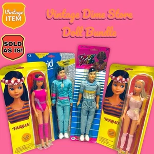 Pacchetto bambola modello moda 12 pollici Farrah vintage. Barbie, cloni Ken Dime Store. - Foto 1 di 13