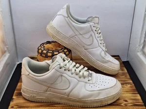 Men’s NIKE Air Force 1 Model 315122- 111 Triple White Low Shoes Mens Size 12 - Picture 1 of 9